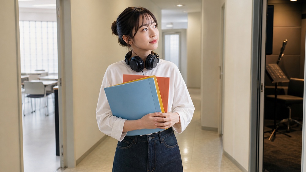 広島で自分に合う声優の学び方を検討する学生