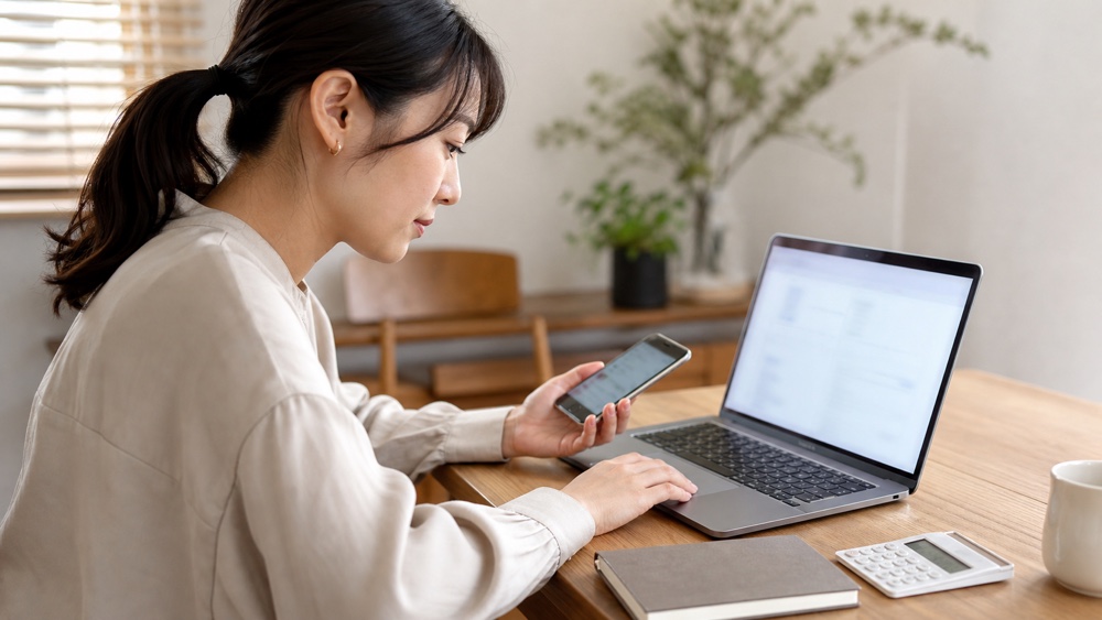声優ワークショップ申込前に費用や規約を確認する声優志望者