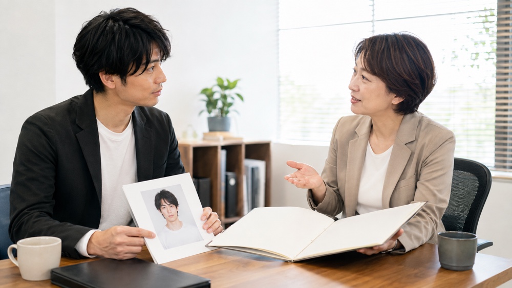 養成所での経験とオーディション応募条件を相談する声優志望者
