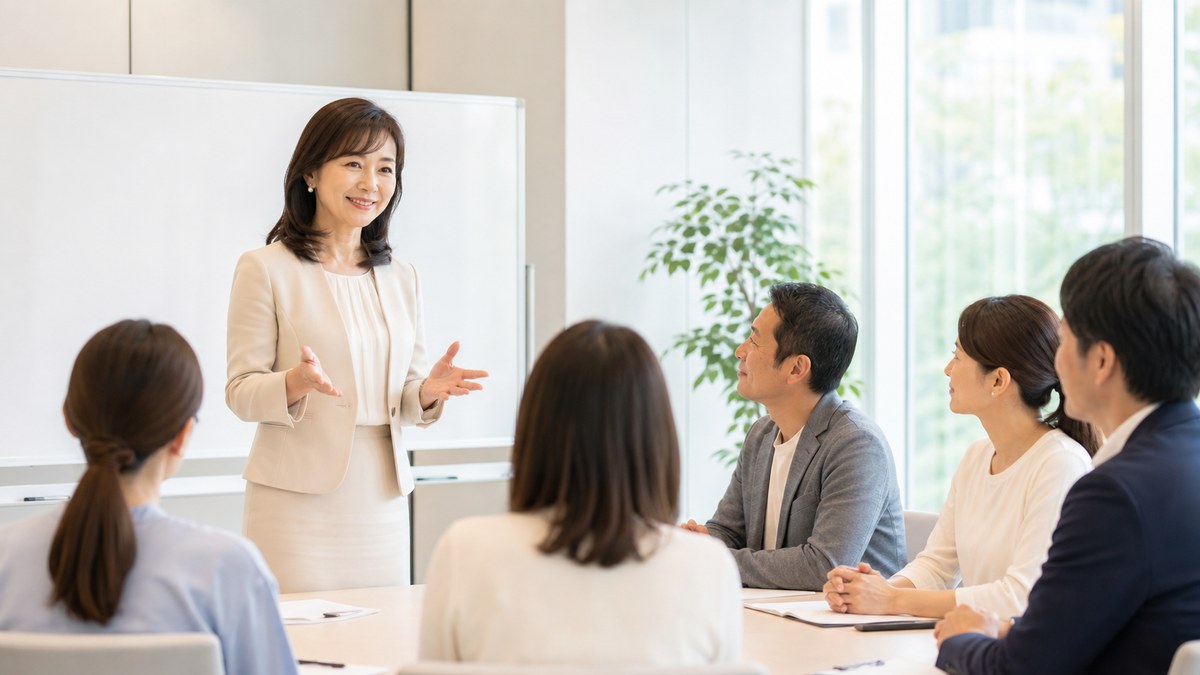 スピーチ練習を講師から学ぶ社会人