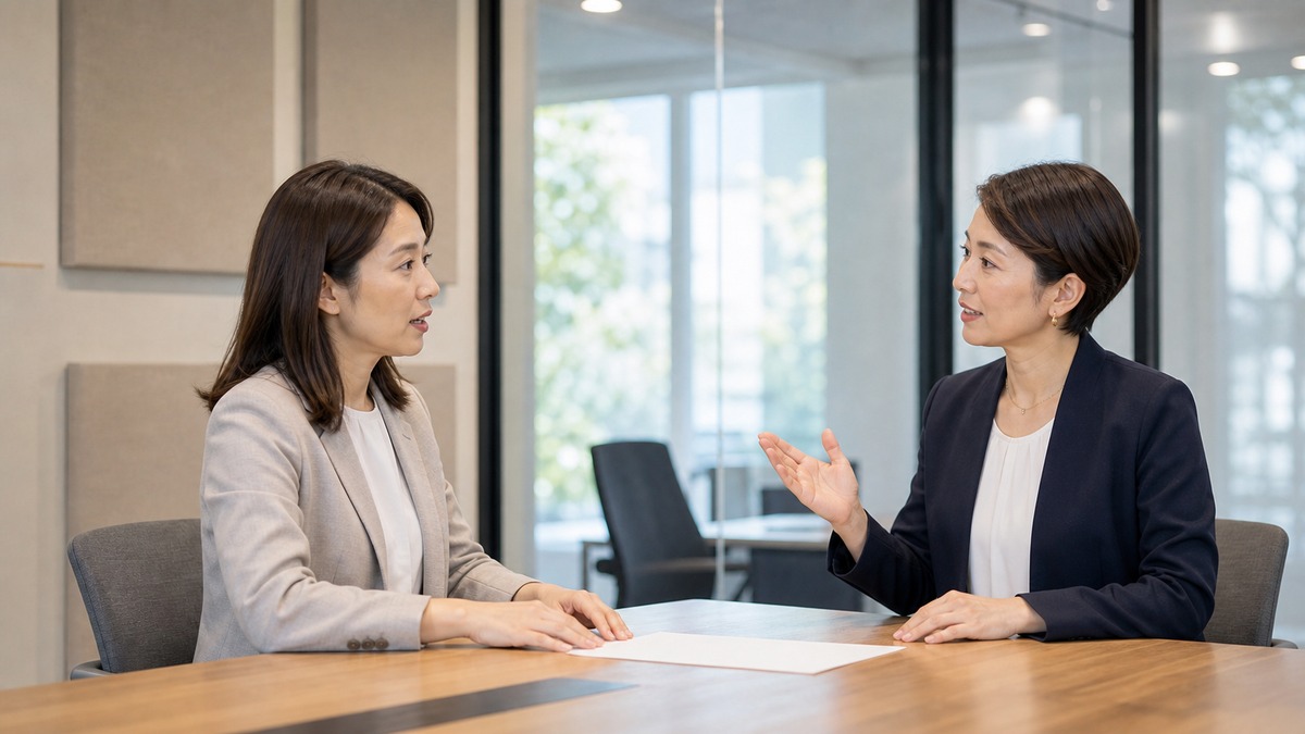講師と声と言葉の使い方を練習する社会人
