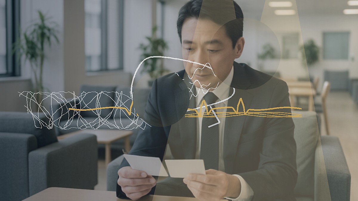 管理職・新入社員・HSP気質別。会議で発言できないタイプ別アプローチの文字なし概念イメージ
