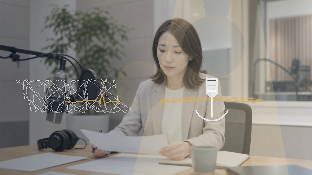 アナウンサー志望者がよくやる誤解・NG行動の文字なし概念イメージ