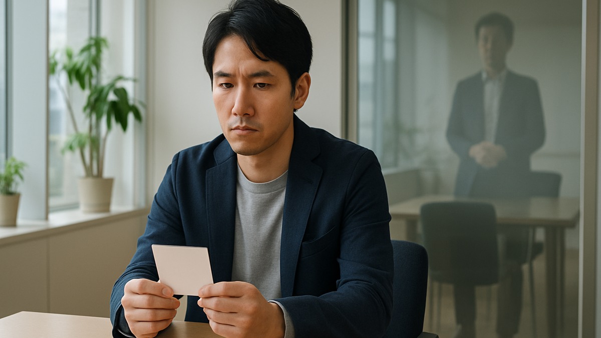過去の経験が緊張のきっかけになるイメージ