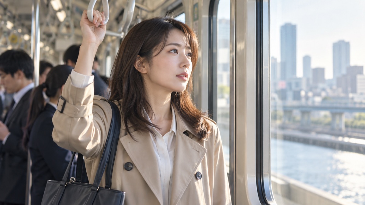 朝の通勤電車で、つり革を持ちながら送別会の最初の一文を心の中で確かめている